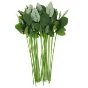 30 Pcs Artificial Flower Rose Packaging Material Simulation Stem