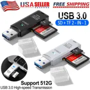 USB3.0 SD Card Reader for PC Micro SD Card to USB Adapter for Camera MemoryC USA