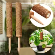 2x 30cm Plant Climbing Frame Climbing Column Set, Coconut Silk Column Rod Pile Frame Bamboo Moss Rod Winding Palm Column
