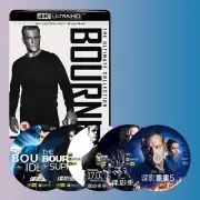 4K Blu-ray Disc set of Five Bourne Films 2002-2016 English Chinese【谍影重重 五部曲】
