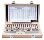 Precision 81-Piece Steel Gauge Block Set, Grade B Accuracy, Corrosion-Resistant,