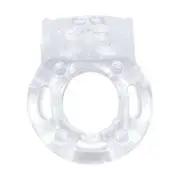 The Macho Crystal Collection Vibrating Cock Ring (clear)