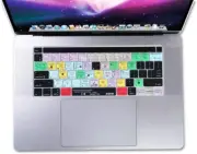 English Silicone Shortcuts Keyboard Cover Skin for Touch Bar Model Ableton Live