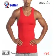 Lot 2 PRO CLUB A SHIRTS TANK TOP RED ProClub Men's Wife Beater Undershirts S-7XL