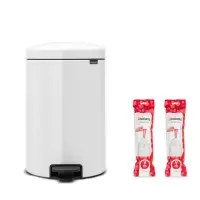 在飛比找momo購物網優惠-【Brabantia】NEWICON環保垃圾桶20L-多色任