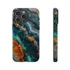 Blue Geode Crystal Amethyst Agate - Phone Cover Case for iPhone | Galaxy | Pixel