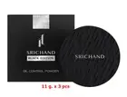 SRICHAND Black Fine-Grained Translucent Oil-Control Powder All Skin Shade 11gx3