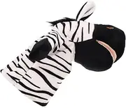 Yardwe Interactive Puppet Cute Zebra Plush Hand Puppet for Storytelling and Parent Activities Funny Cartoon Animal Design