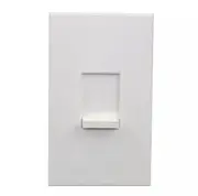 LUTRON N-3PS-WH NOVA T LINEAR SLIDE 3-WAY SWITCH 120/277 VAC, WHITE