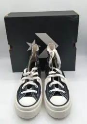 Converse CTAS Construct HI Black Vintage White Egret US M 5.5 W 7 EU 38