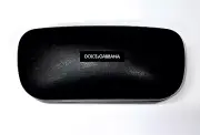 Dolce & Gabbana Authentic Black Hard Clamshell Sunglasses Eyeglasses
