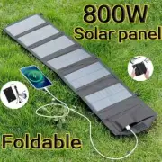 6-fold 800W Foldable solar panel portable solar panels charger USB 5V DC power