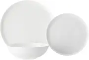 Casa Domani Pearlesque Coupe Dinner Set 18 Piece Gift Boxed