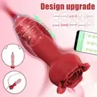 Thrusting Vibrator Dildo Butt Plug Women Stimulator Prostate Massager Sex Toy AU