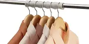Joseph Joseph Orderly Clothes Rail Spacers 2Pk, For Shirts, Skirts And Trousers, Wardrobe Hanger And Poles Organiser