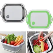 Collapsible Washing Up Bowl Foldable Chopping Cutting Board Kitchen Multipurpose