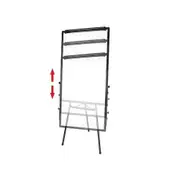 60x90cm Magnetic Writing Whiteboard Dry Erase w/ Height Adjustable Tripod Stand