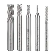 High Speed Steel HSS-AL 4 Flutes Straight End Mill Cutter CNC Router Bits
