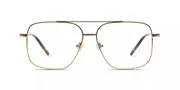Komono Jett O7828 Men's Glasses Gold Size 56 - Private Health Rebate - Blue Light Block Available