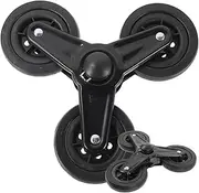 Sosoport 1 Pair Stair Climbing Hand Truck Wheels Heavy Duty Caster Wheels Watering Can Fountain Triangle Wheels Luggage Cart Wheels Triangle Casters Ladder Plastic Climbing Stairs
