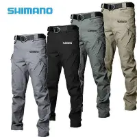 在飛比找Yahoo!奇摩拍賣優惠-小Z代購#Shimano釣魚褲透氣戶外登山野營褲防水迷彩速乾