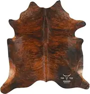 TomTom Cowhides Dark Brindle Reddish 6x6