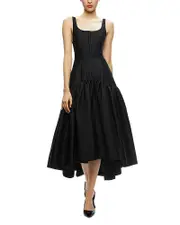 Alice and Olivia Diana Sleeveless Structured Dress