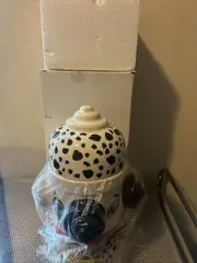 Core & Main Dalmatian All Over Graphic Hydrant Cool Cookie Jar 2023 12" Tall