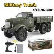 1/16 RC Truck High Simulation Military Climbing Car Off-Road Remote Control Toy