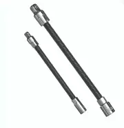 2 PC Flexible Extension Set - 1/4" DR. 6 Inch Flex Ext. & 3/8" Drive 8 In. Long