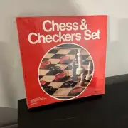 Vintage 1978 Pressman Chess And Checkers Set New And Sealed