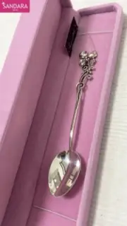 Teaspoon Sandara made of 925 silver 5.1 in