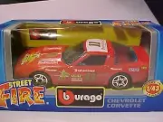 4 INCH 1982 Chevrolet Corvette ZR1 Burago Bburago 1/43 Diecast Mint in Box