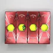 12 Calloway Chrome Soft Yellow Golf Balls 25th Anniversary MACI