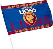 Brisbane Lions AFL Kids Pole Game Day Flag Banner