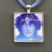 Artisan John Lennon Silver Tone Pendant
