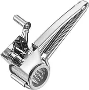 1Pc Hand Crank Stainless Steel Grater for Cheese Garlic Rustproof Kitchen Tool for Home Dessert Shops
