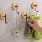 Self-adhesive Hook Waterproof Coat Storage Holder Fashion Towel Rack