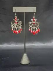 Paparazzi SOL SEARCHING red earrings