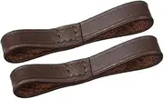 BRINGERPET Bit Keepers Horse, Leather Bit Loops, English Bits for Horses, Fulmer Loops, Full Cheek Snaffle Bit Loops, Accessories for Horses, Pair