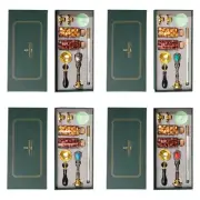 Aesthetic Vintage Wax Seal Stamp Set Sealing Wax Stamps Seals