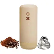 Electric Burr Coffee Grinder – Quiet, Mini, Portable, Adjustable Conical Burr...