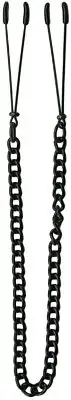 Spartacus - Tweezer Black Beaded Nipple Clamps (SPF-115)