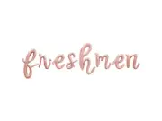 FRESHMEN Cursive Letter Balloon Banner - Freshman Year Party Supply Decorartions