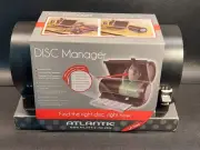 Atlantic Disc Manager 80-Disc Storage Drum Black/Gray With CD List Tray New
