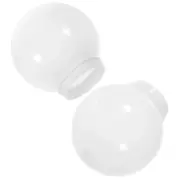 2Pcs Decorative Acrylic Lampshade Lamp Shade Globe Lamp Shade