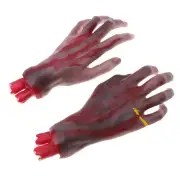 Halloween Severed Hands Fake Scary Decorations April Fool Props