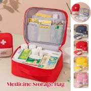 Medicine Storage Bag Portable Camping Emergency First Aid Kit Travel Pill Case