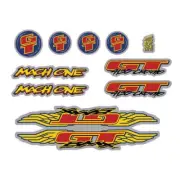 GT - 1995 Mach One - Chrome decal set - Old school bmx