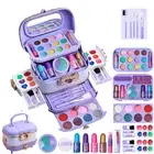 Girls Kids Makeup Kit Pretend Make Up Remover Real Washable Princess Makeup Set